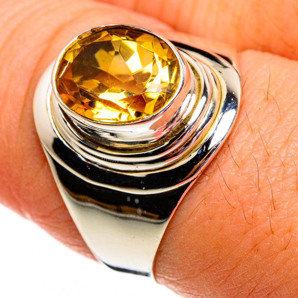 Citrine Rings handcrafted by Ana Silver Co - RING78253