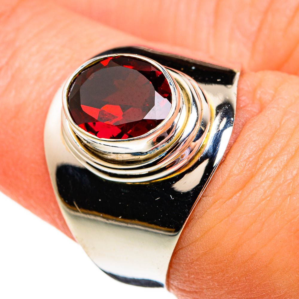 Garnet Rings handcrafted by Ana Silver Co - RING78258