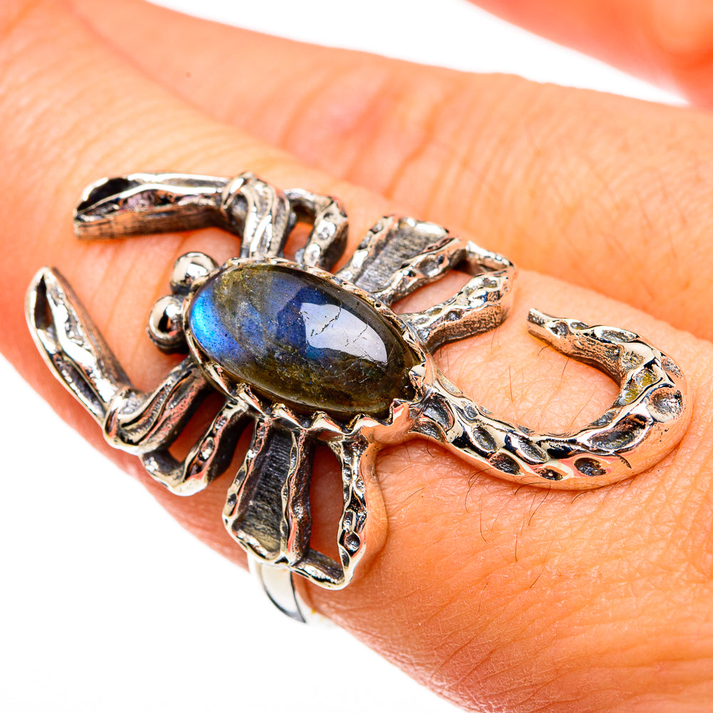 Labradorite Rings handcrafted by Ana Silver Co - RING78276