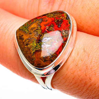 Moroccan Agate Rings handcrafted by Ana Silver Co - RING78280