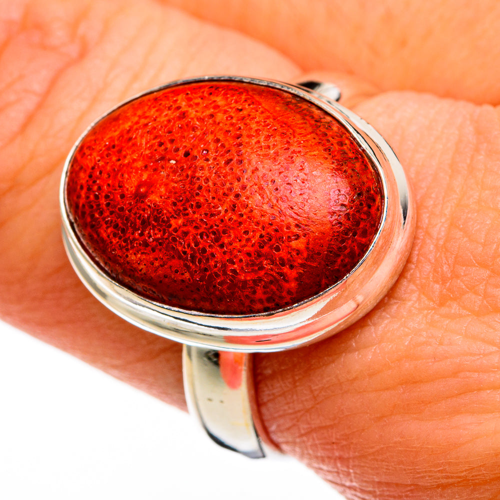 Sponge Coral Rings handcrafted by Ana Silver Co - RING78282