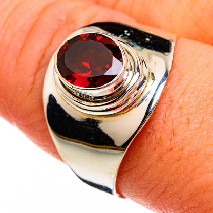 Garnet Rings handcrafted by Ana Silver Co - RING78288