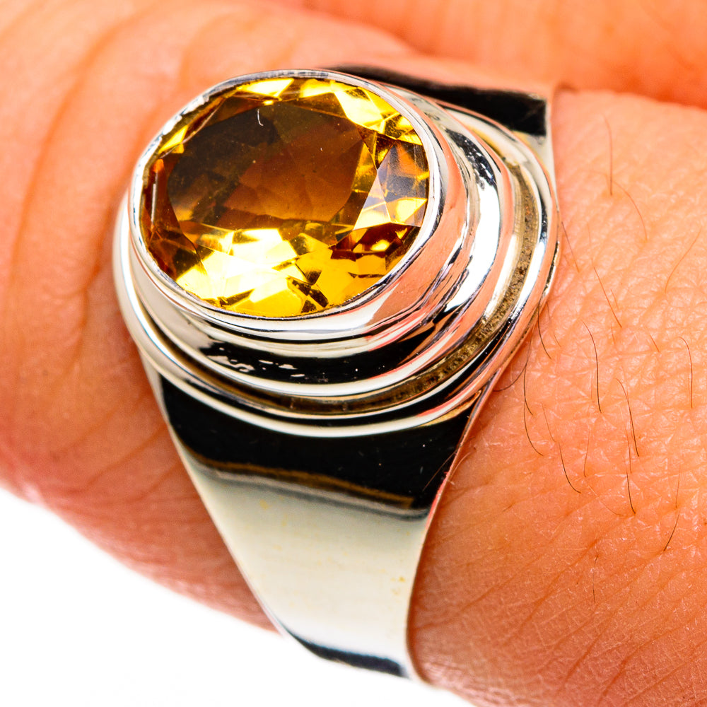 Citrine Rings handcrafted by Ana Silver Co - RING78309