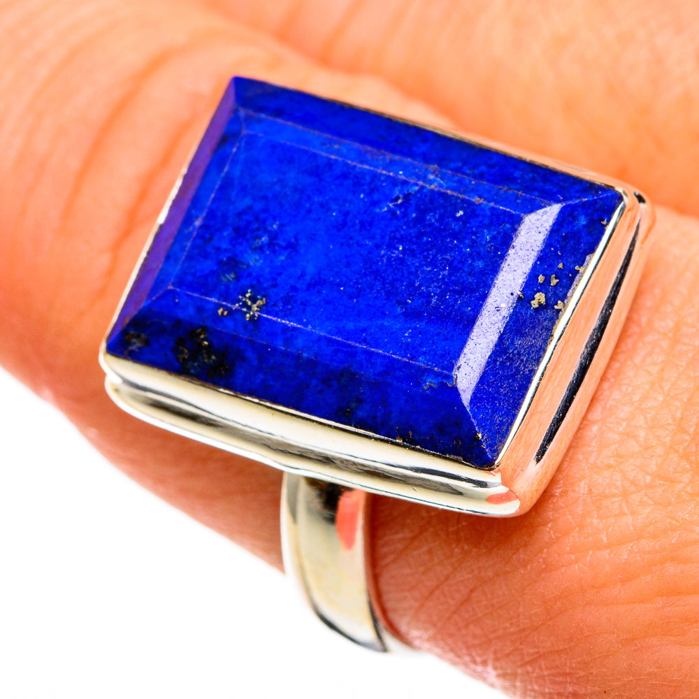 Lapis Lazuli Rings handcrafted by Ana Silver Co - RING78325