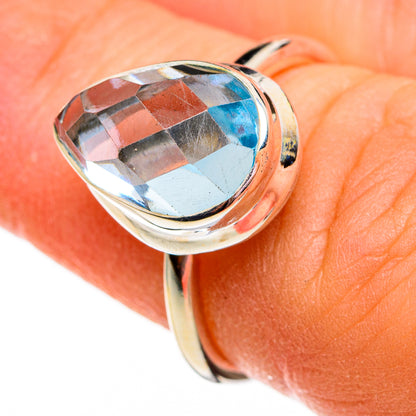 Blue Topaz Rings handcrafted by Ana Silver Co - RING78326