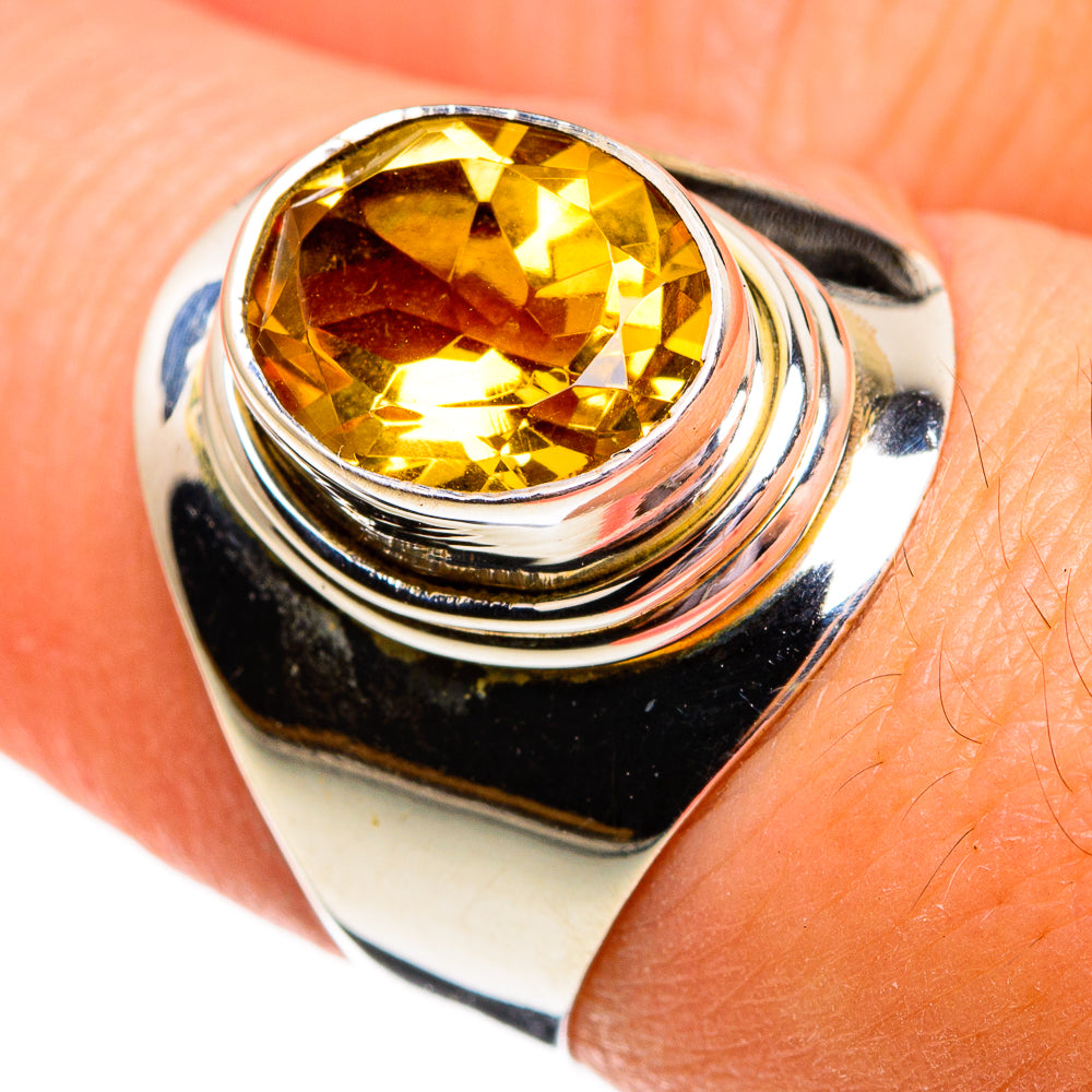 Citrine Rings handcrafted by Ana Silver Co - RING78331