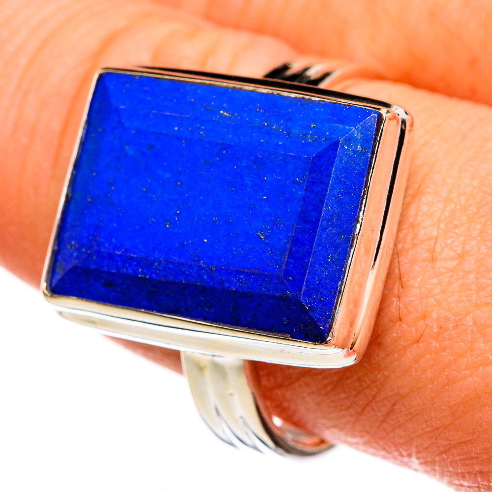Lapis Lazuli Rings handcrafted by Ana Silver Co - RING78350