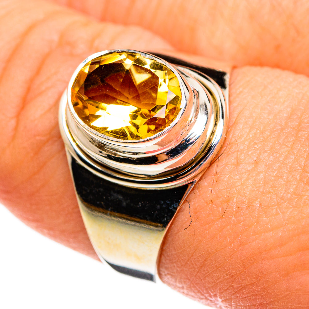 Citrine Rings handcrafted by Ana Silver Co - RING78353