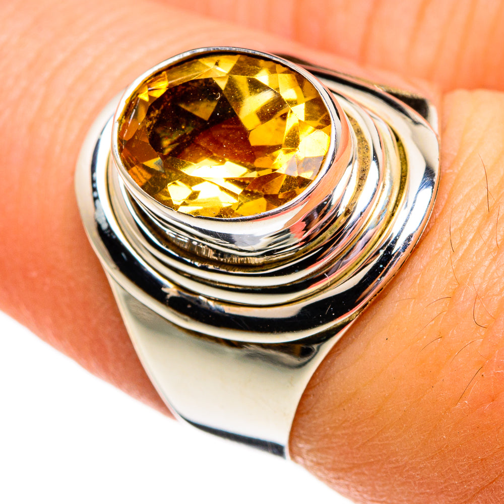 Citrine Rings handcrafted by Ana Silver Co - RING78355