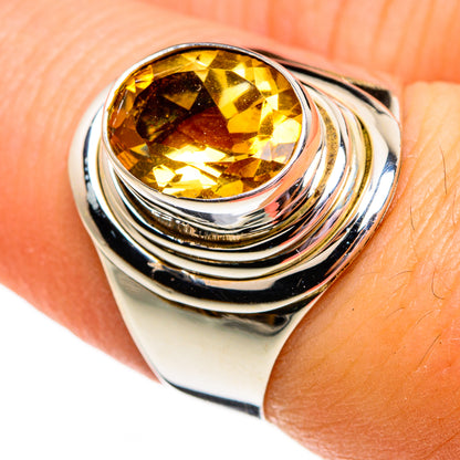 Citrine Rings handcrafted by Ana Silver Co - RING78355