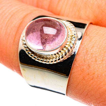 Pink Tourmaline Rings handcrafted by Ana Silver Co - RING78357