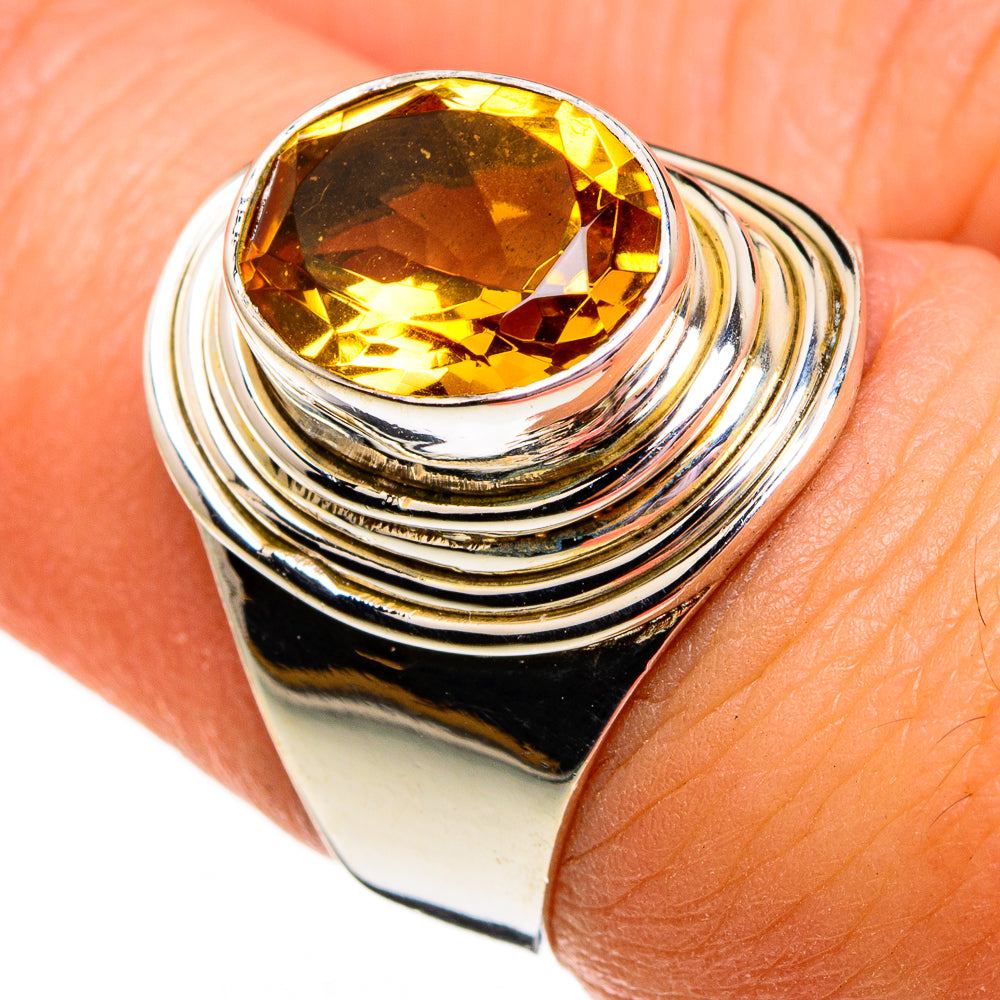 Citrine Rings handcrafted by Ana Silver Co - RING78376
