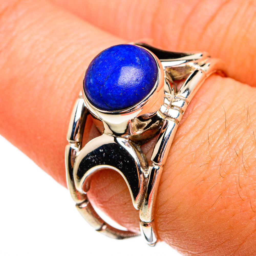 Lapis Lazuli Rings handcrafted by Ana Silver Co - RING78411