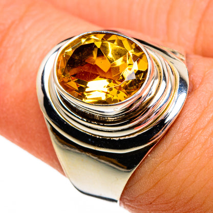 Citrine Rings handcrafted by Ana Silver Co - RING78414