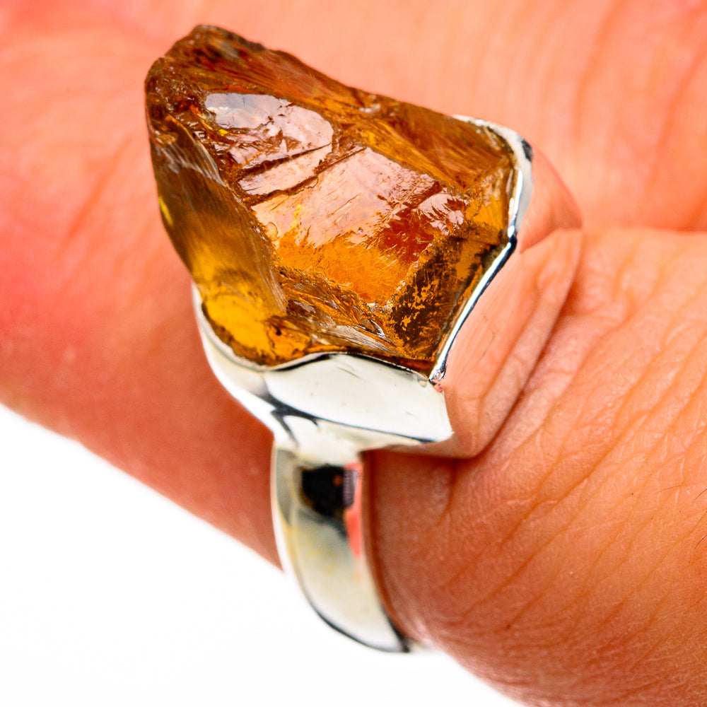 Citrine Rings handcrafted by Ana Silver Co - RING78416