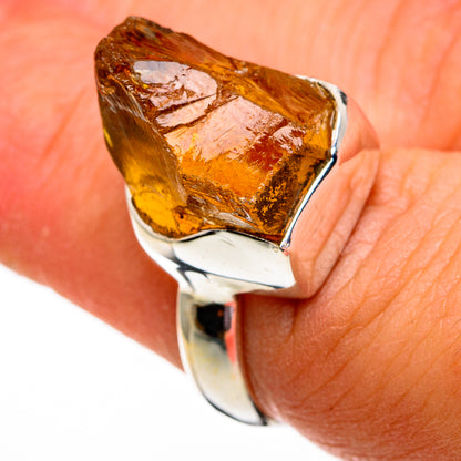Citrine Rings handcrafted by Ana Silver Co - RING78416