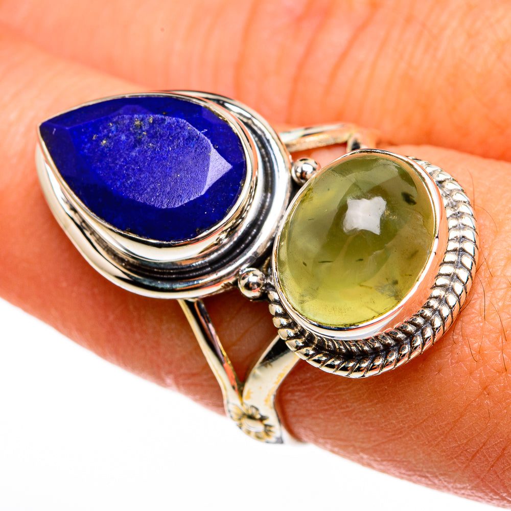 Lapis Lazuli Rings handcrafted by Ana Silver Co - RING78451