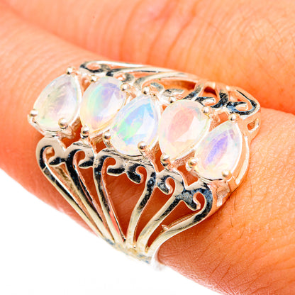 Ethiopian Opal Rings handcrafted by Ana Silver Co - RING78454