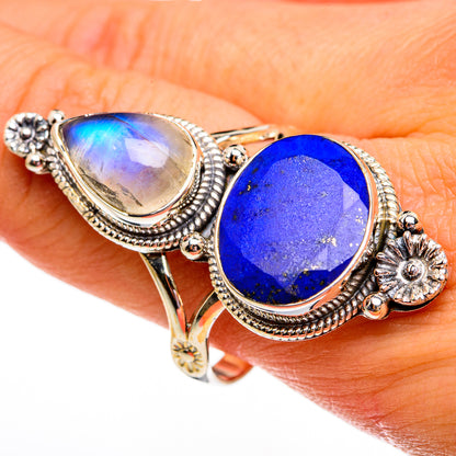 Lapis Lazuli Rings handcrafted by Ana Silver Co - RING78462