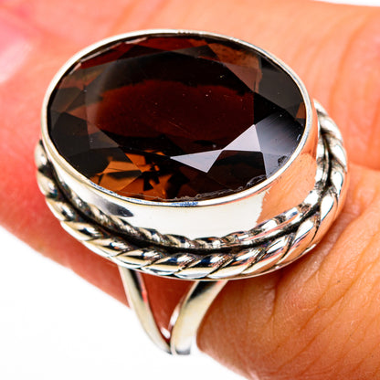 Smoky Quartz Rings handcrafted by Ana Silver Co - RING78476