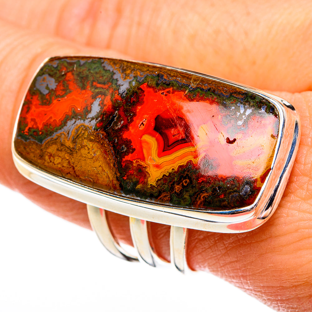 Moroccan Agate Rings handcrafted by Ana Silver Co - RING78477