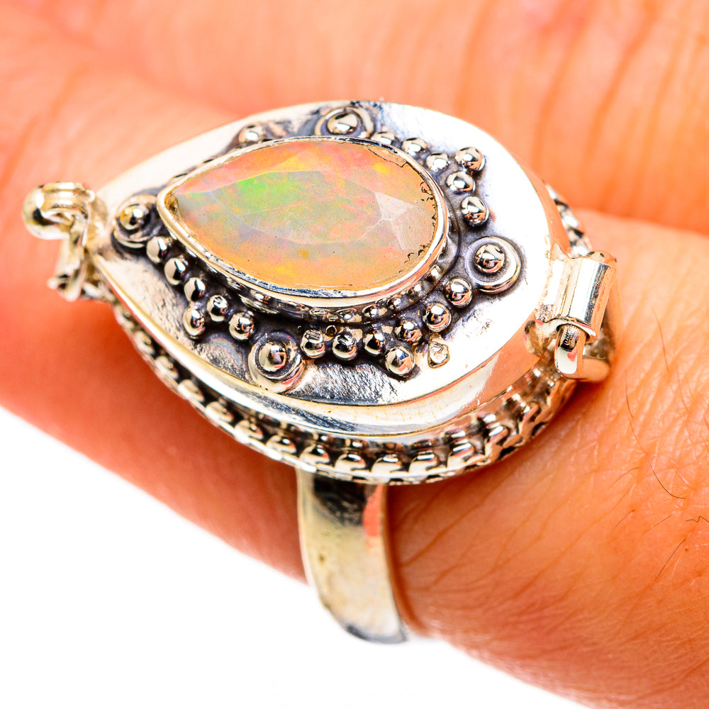 Ethiopian Opal Rings handcrafted by Ana Silver Co - RING78488