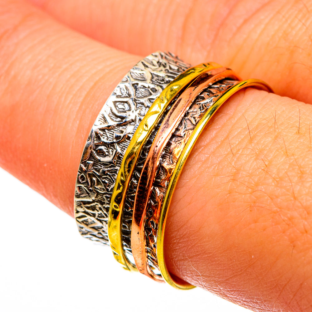Meditation Spinner Rings handcrafted by Ana Silver Co - RING78495