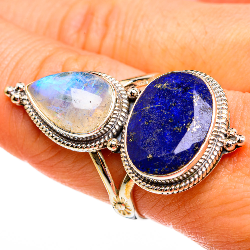 Lapis Lazuli Rings handcrafted by Ana Silver Co - RING78496