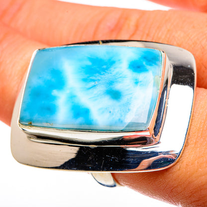 Larimar Rings handcrafted by Ana Silver Co - RING78499