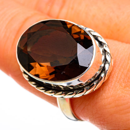 Smoky Quartz Rings handcrafted by Ana Silver Co - RING78507