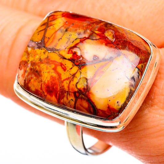 Mookaite Rings handcrafted by Ana Silver Co - RING78510