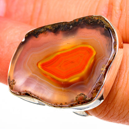 Botswana Agate Rings handcrafted by Ana Silver Co - RING78512