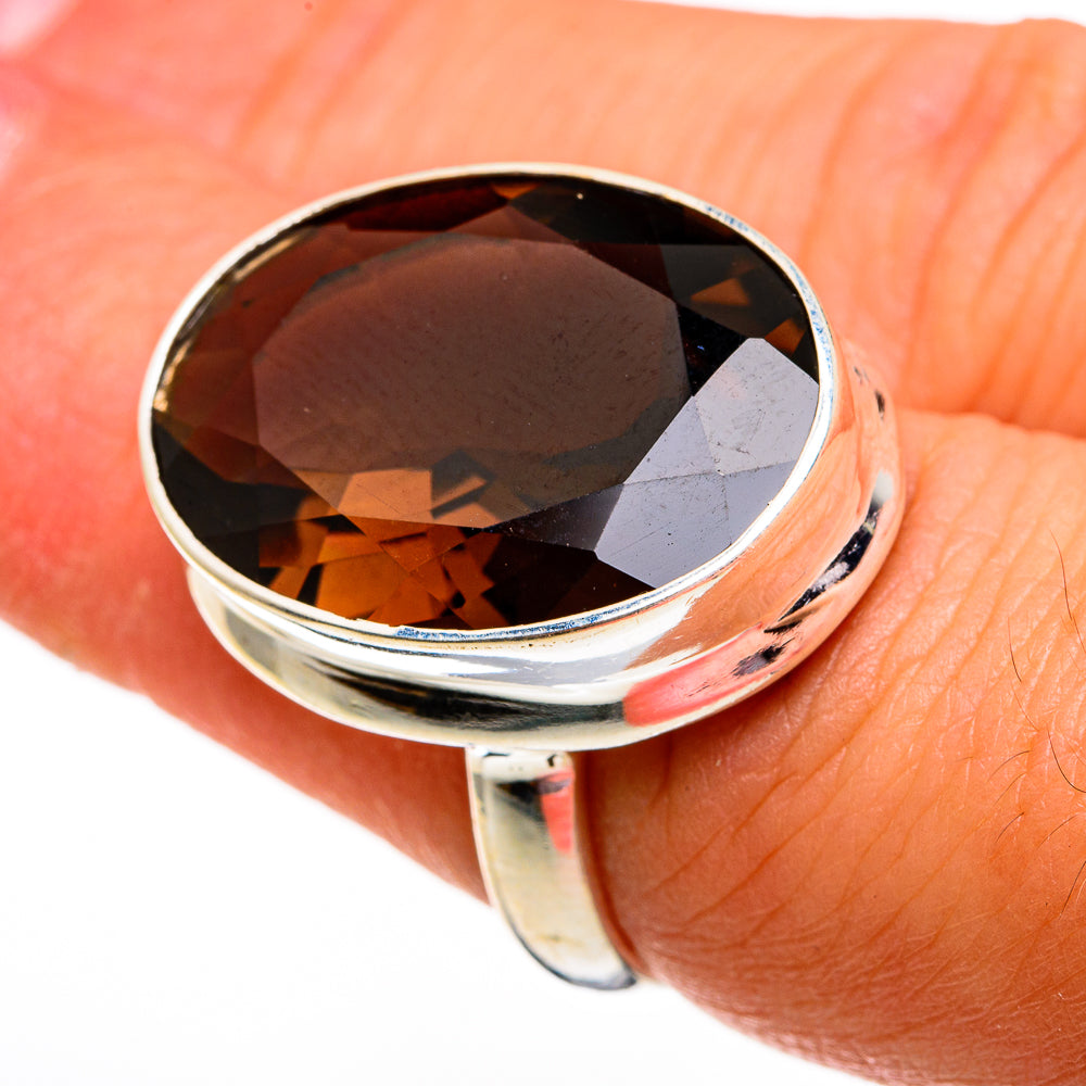 Smoky Quartz Rings handcrafted by Ana Silver Co - RING78515
