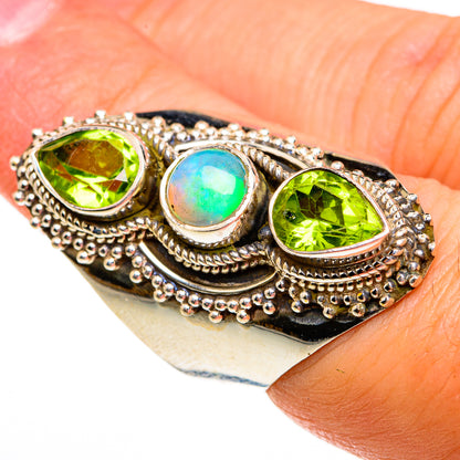 Ethiopian Opal Rings handcrafted by Ana Silver Co - RING78527