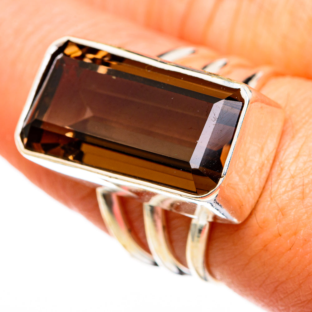 Smoky Quartz Rings handcrafted by Ana Silver Co - RING78547