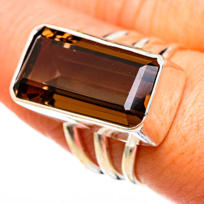 Smoky Quartz Rings handcrafted by Ana Silver Co - RING78547