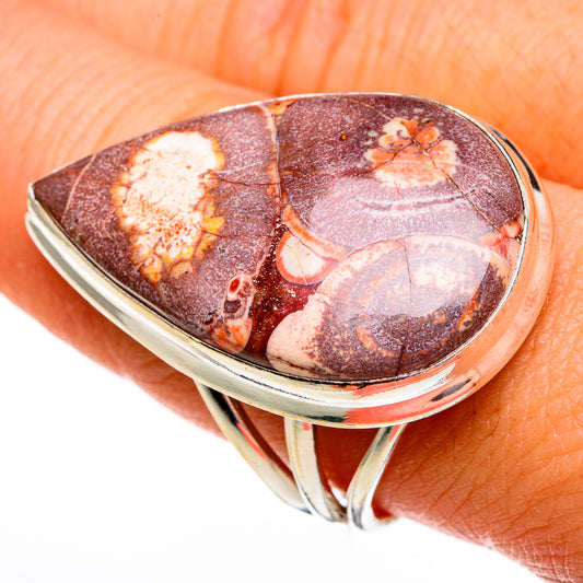 Poppy Jasper Rings handcrafted by Ana Silver Co - RING78553