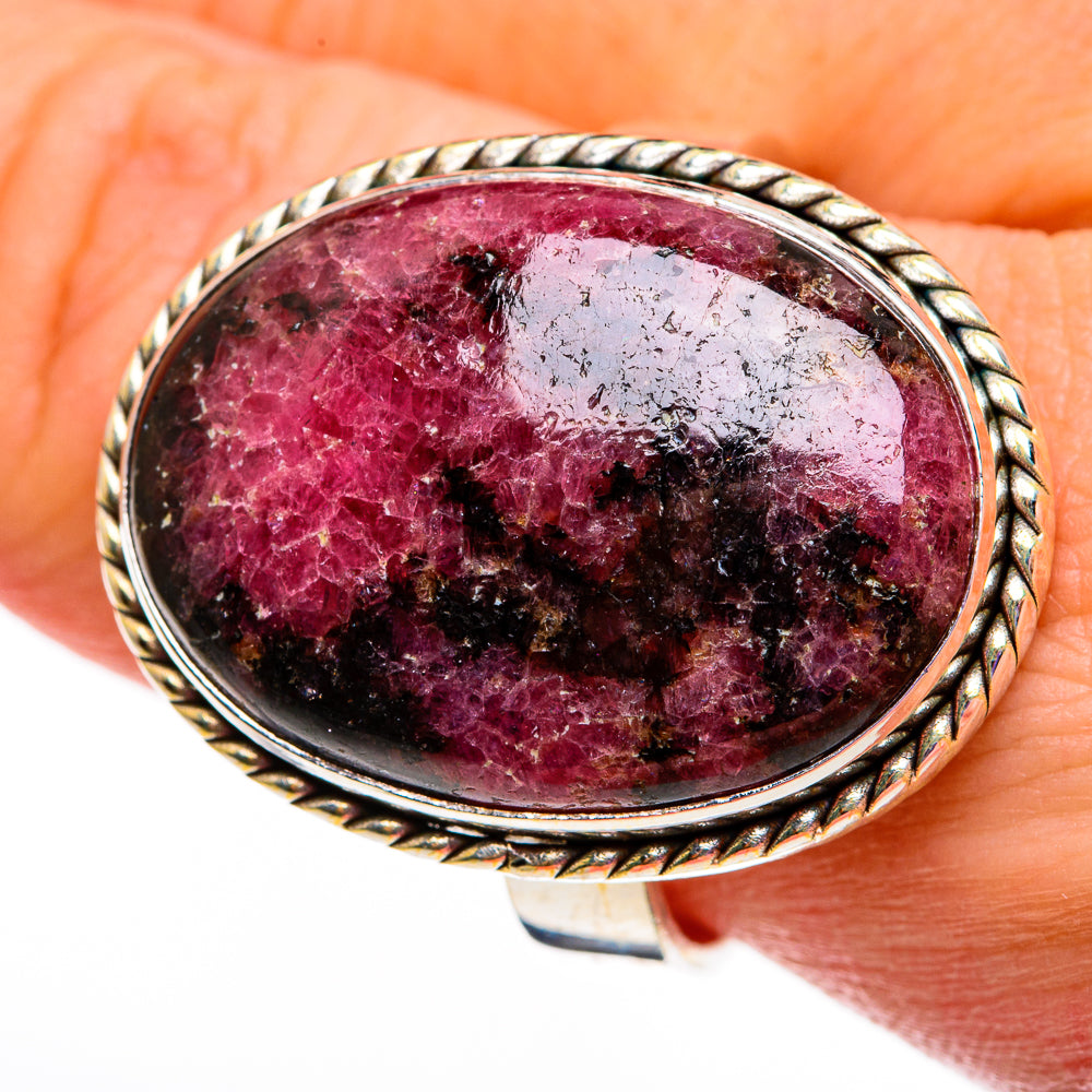 Rhodonite Rings handcrafted by Ana Silver Co - RING78584