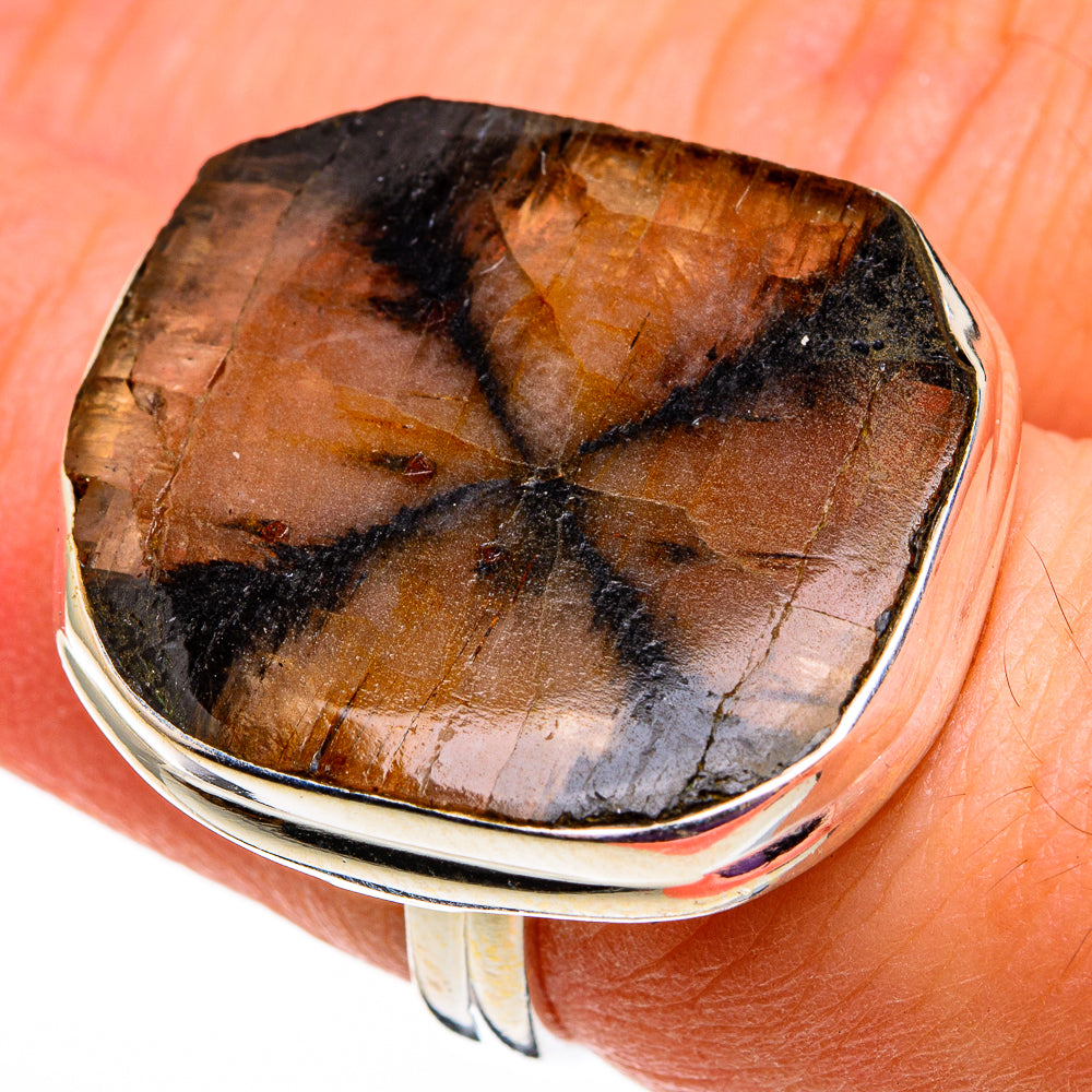 Chiastolite Rings handcrafted by Ana Silver Co - RING78605