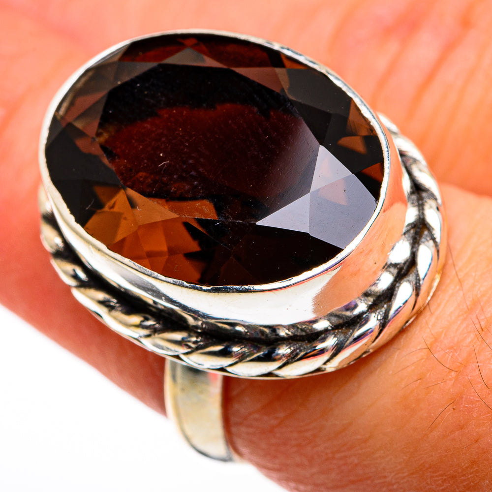 Smoky Quartz Rings handcrafted by Ana Silver Co - RING78606