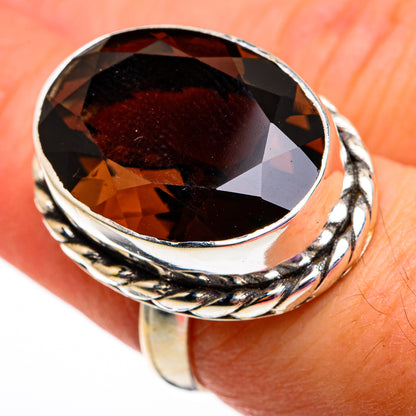 Smoky Quartz Rings handcrafted by Ana Silver Co - RING78606