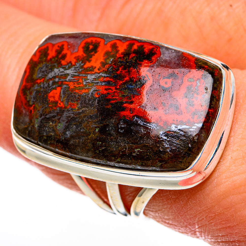 Moroccan Agate Rings handcrafted by Ana Silver Co - RING78608