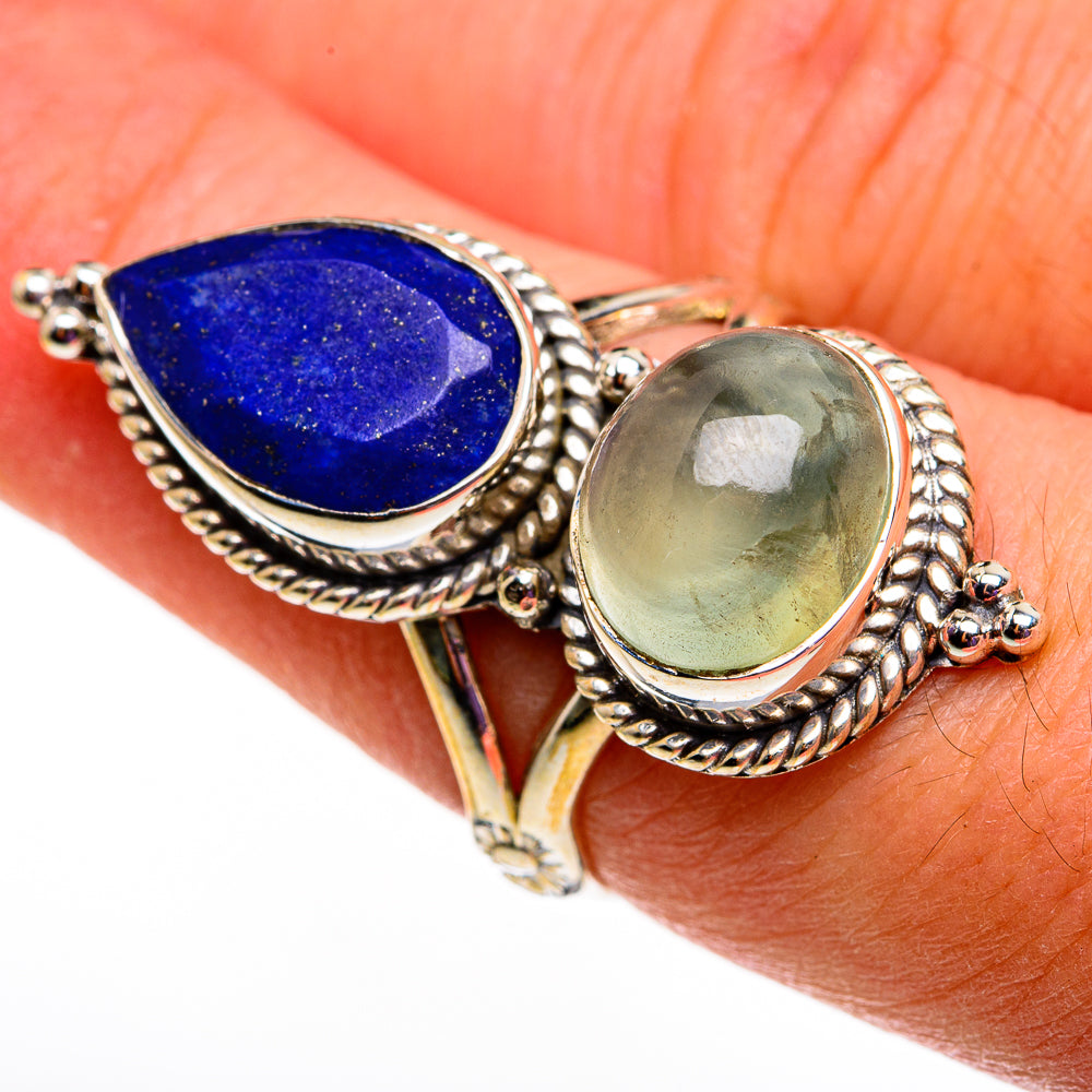 Lapis Lazuli Rings handcrafted by Ana Silver Co - RING78615