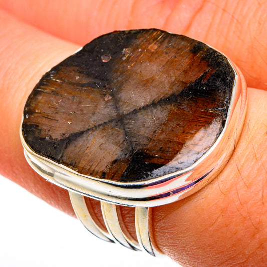 Chiastolite Rings handcrafted by Ana Silver Co - RING78630