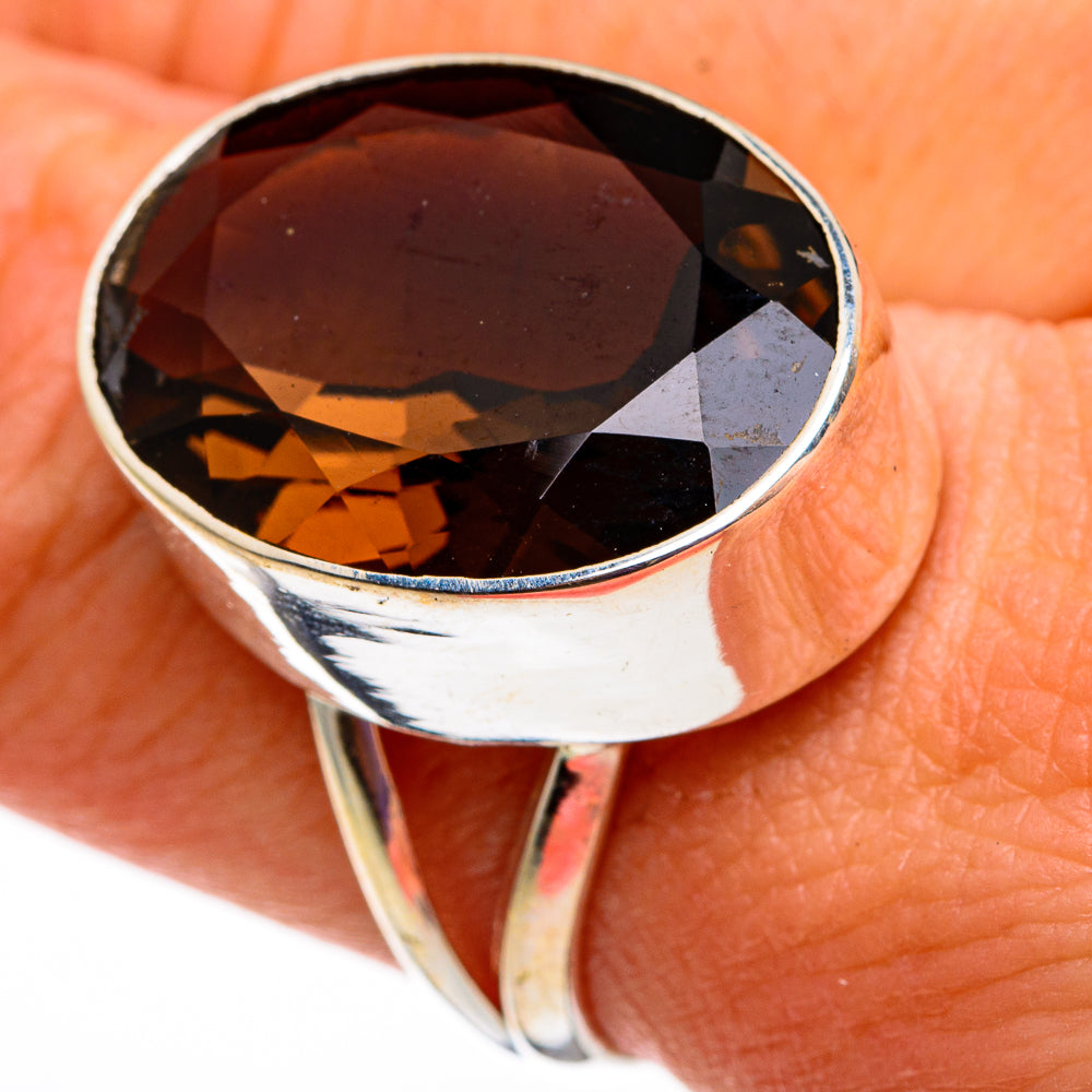 Smoky Quartz Rings handcrafted by Ana Silver Co - RING78631