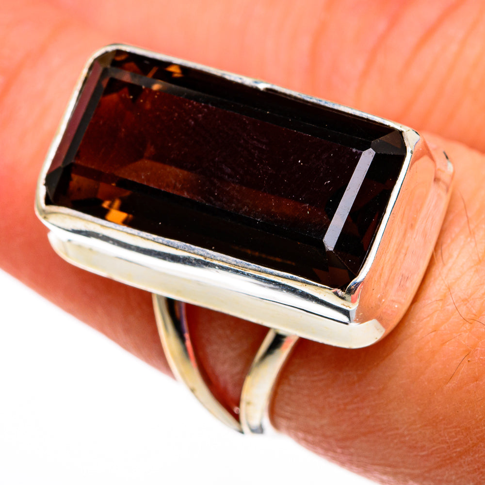 Smoky Quartz Rings handcrafted by Ana Silver Co - RING78632