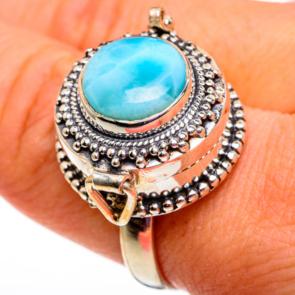 Larimar Rings handcrafted by Ana Silver Co - RING78650