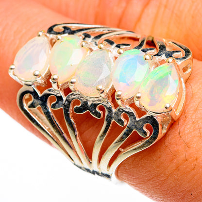 Ethiopian Opal Rings handcrafted by Ana Silver Co - RING78669