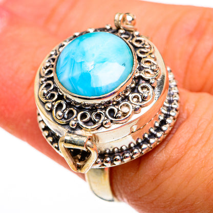Larimar Rings handcrafted by Ana Silver Co - RING78670