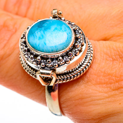 Larimar Rings handcrafted by Ana Silver Co - RING78672